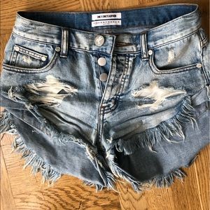 One teaspoon - High Waisted cut off jean shorts 23